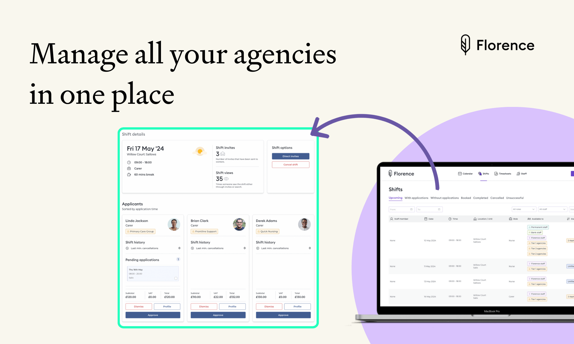Florence launches Agency manager